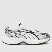 PUMA light grey morphic base Junior trainers