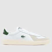 Lacoste baseshot pro trainers in white multi