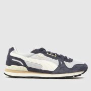 PUMA rx 737 vintage trainers in grey & navy