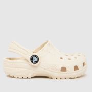 Crocs Beige Classic Clog Toddler Sandals Crocs Beige Classic Clog Toddler Sandals